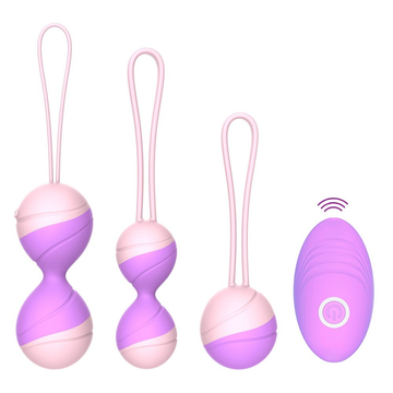 Wireless Remote Vaginal Kegel Balls / 10 Speed Vibrating Eggs / Adult Sex Toys for Women - EVE's SECRETS